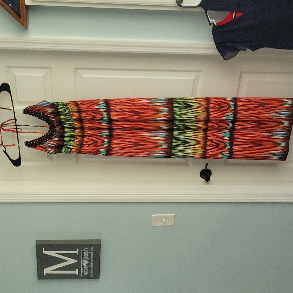 Multicolored maxi dress